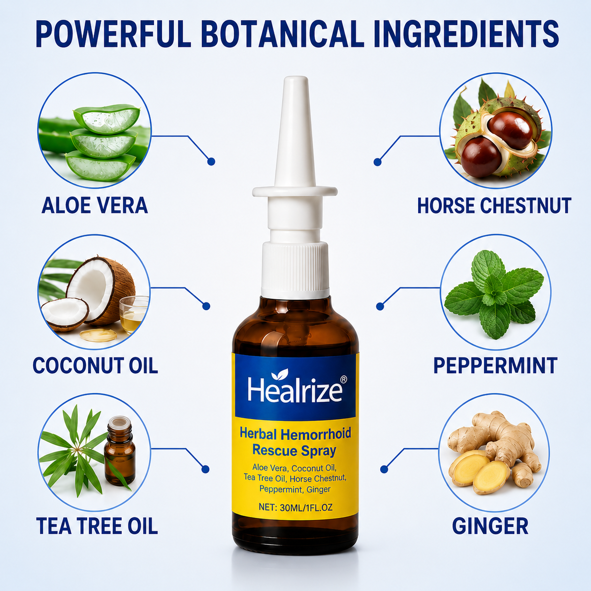 🌿Healrize® Herbal Hemorrhoid Rescue Spray