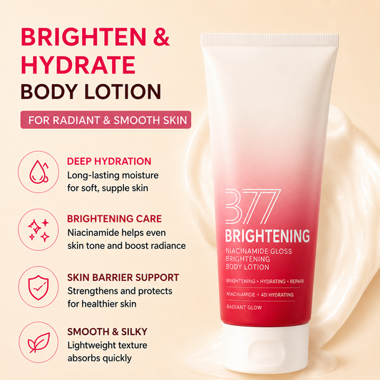 Dobshow® 377 Double-Effect Whitening & Hydrating Body Lotion - Fast Brightening Scented Moisturizer