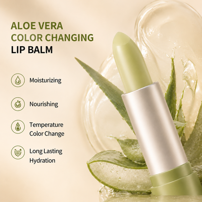 Dobshow® Aloe Vera Color-Changing Magic Lipstick - Hydrating & Waterproof Tinted Lip Balm