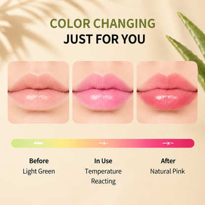 Dobshow® Aloe Vera Color-Changing Magic Lipstick - Hydrating & Waterproof Tinted Lip Balm