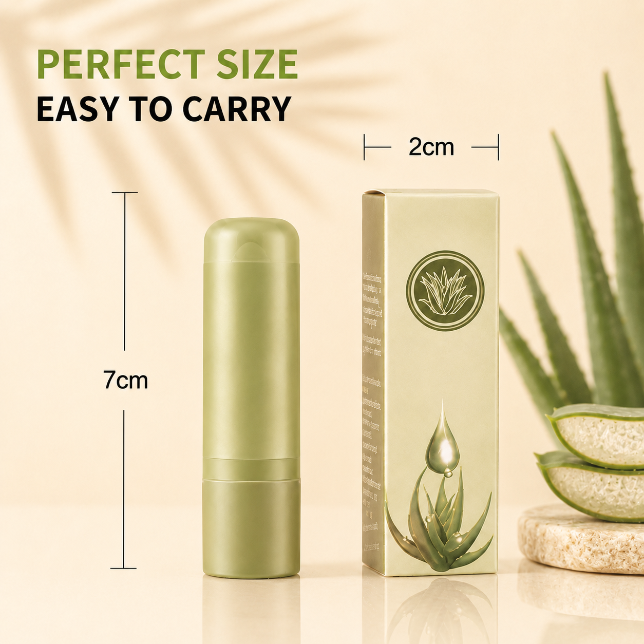 Dobshow® Aloe Vera Color-Changing Magic Lipstick - Hydrating & Waterproof Tinted Lip Balm