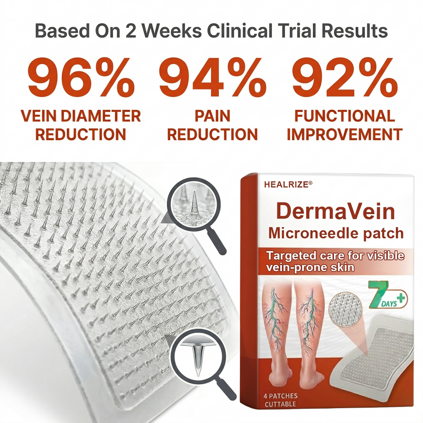 🔥 𝘽𝙚𝙨𝙩 𝙎𝙚𝙡𝙡𝙚𝙧 | Healrize® DermaVein Microneedle Patch-𝘝𝘪𝘴𝘪𝘣𝘭𝘦 𝘝𝘦𝘪𝘯 𝘙𝘦𝘥𝘶𝘤𝘵𝘪𝘰𝘯 𝘚𝘺𝘴𝘵𝘦𝘮