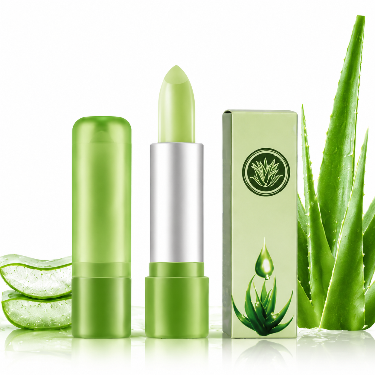 Dobshow® Aloe Vera Color-Changing Magic Lipstick - Hydrating & Waterproof Tinted Lip Balm