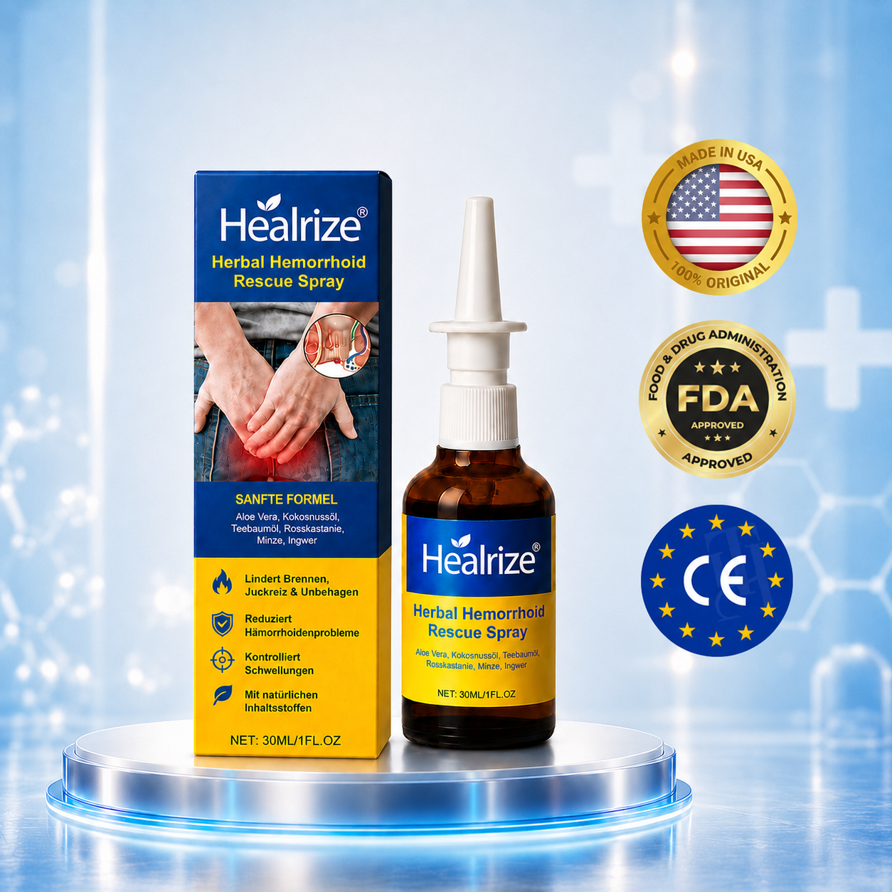 🌿Healrize® Herbal Hemorrhoid Rescue Spray