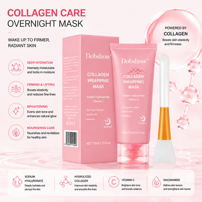 Dobshow® Collagen Wrapping Mask - Peel-Off Sleeping Mask for Firming & Hydrating