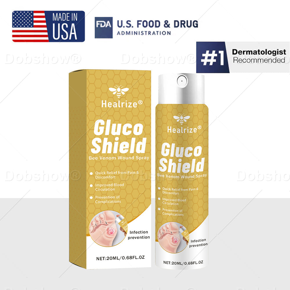 Healrize® GlucoShield  Wound Spray—— Supports Skin Repair & Protects Diabetic Feet