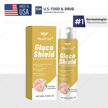 Healrize® GlucoShield  Wound Spray—— Supports Skin Repair & Protects Diabetic Feet