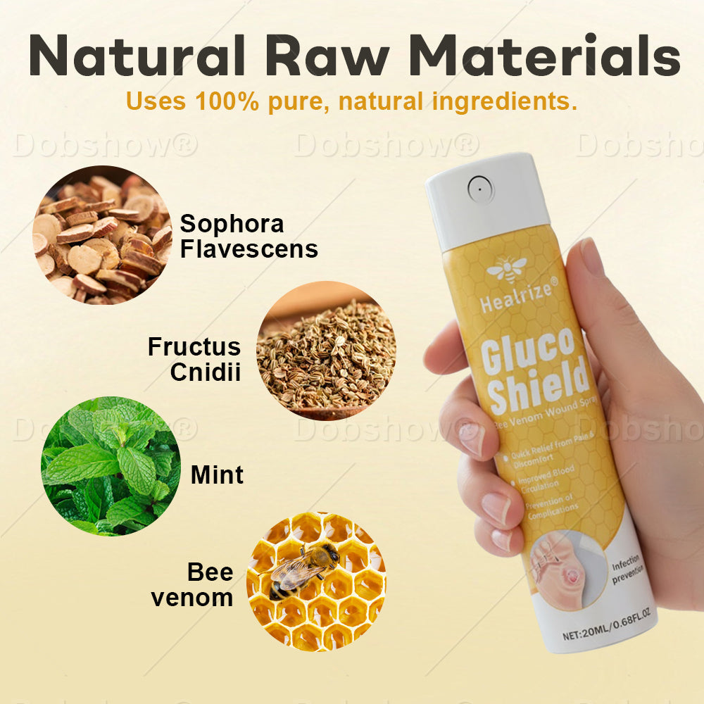 Healrize® GlucoShield  Wound Spray—— Supports Skin Repair & Protects Diabetic Feet