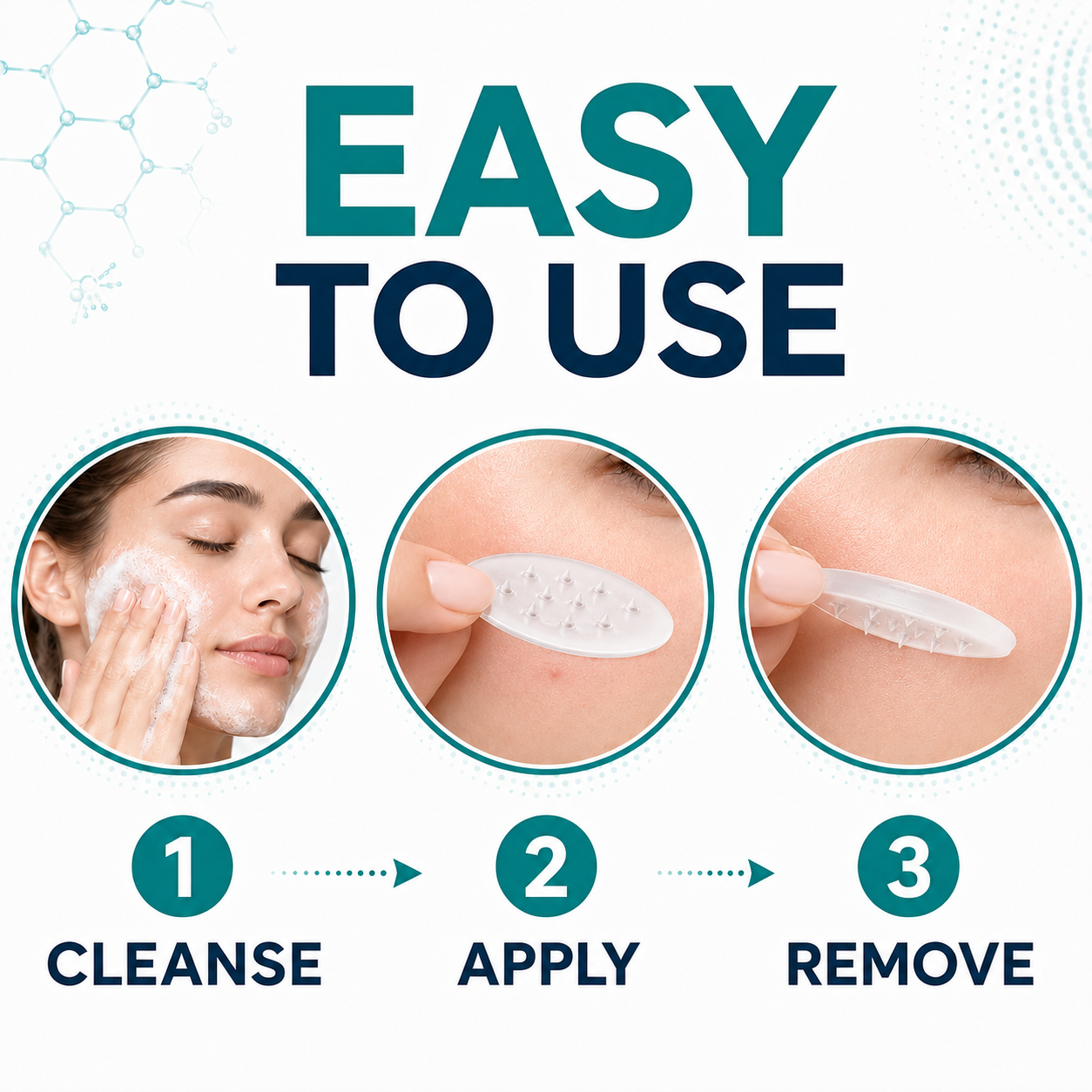 Dobshow® Blemish Clear Microneedle Patches – Invisible Skin Care Solution for Targeted Spot Treatment
