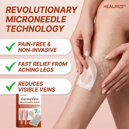 🔥 𝘽𝙚𝙨𝙩 𝙎𝙚𝙡𝙡𝙚𝙧 | Healrize® DermaVein Microneedle Patch-𝘝𝘪𝘴𝘪𝘣𝘭𝘦 𝘝𝘦𝘪𝘯 𝘙𝘦𝘥𝘶𝘤𝘵𝘪𝘰𝘯 𝘚𝘺𝘴𝘵𝘦𝘮