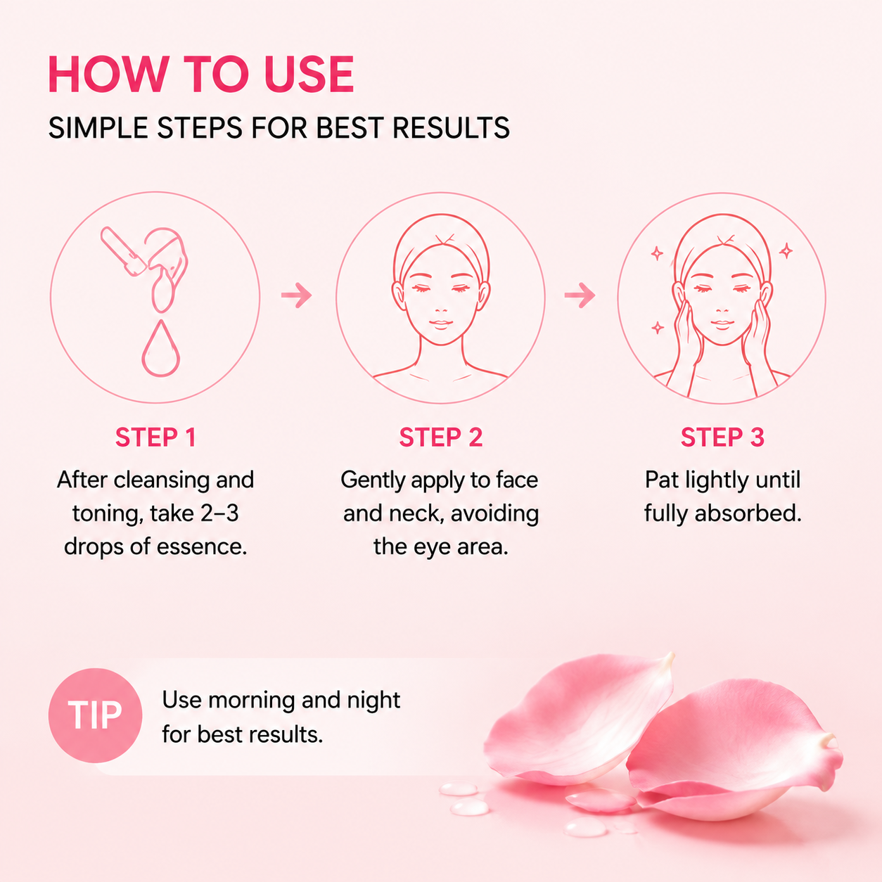 The High-Converting SEO Title (Most Recommended) Dobshow® Rose Pink Polypeptide Essence - Hydrating & Glow-Boosting Facial Serum