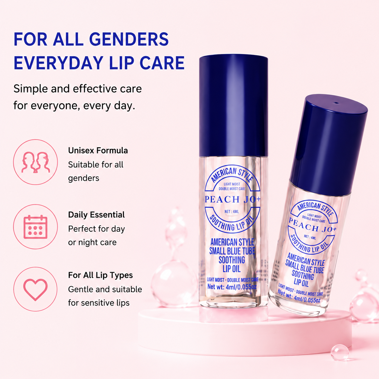 The High-Converting SEO Title (Most Recommended) Dobshow® Small Blue Tube Soothing Lip Oil - Plumping & Hydrating Lip Serum