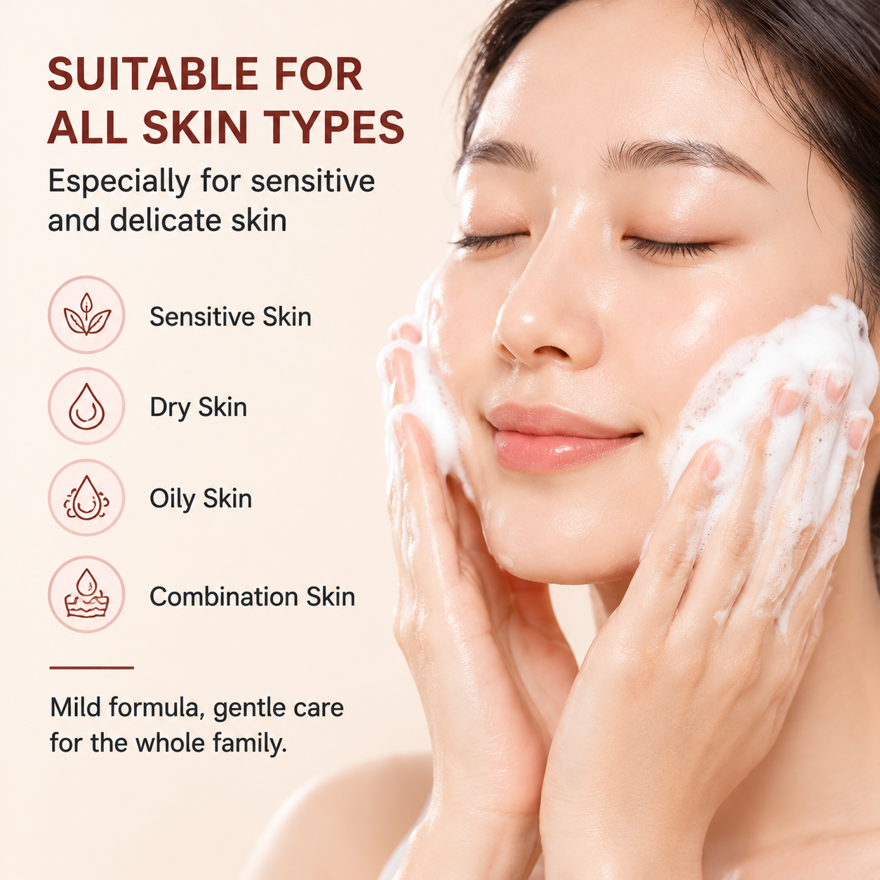 The Benefit-Driven Title (Best for Ad Campaigns) Dobshow® 3-in-1 Amino Acid Cleanser - Purifying, Makeup Removing & Hydrating Face Wash