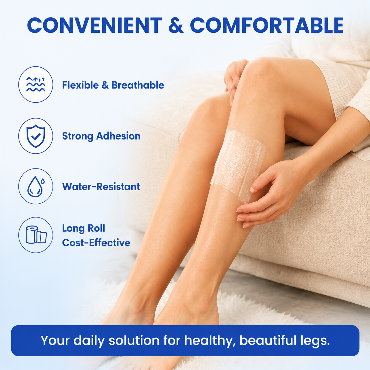🌿Dobshow® Micro Needle Patch Roll | Advanced Daily Leg Care Patch✨