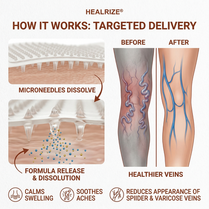 🔥 𝘽𝙚𝙨𝙩 𝙎𝙚𝙡𝙡𝙚𝙧 | Healrize® DermaVein Microneedle Patch-𝘝𝘪𝘴𝘪𝘣𝘭𝘦 𝘝𝘦𝘪𝘯 𝘙𝘦𝘥𝘶𝘤𝘵𝘪𝘰𝘯 𝘚𝘺𝘴𝘵𝘦𝘮