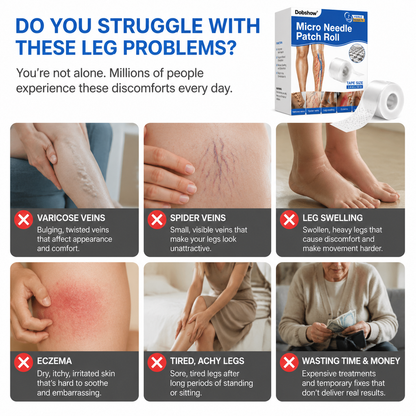 Dobshow® Micro Needle Patch Roll | Advanced Daily Leg Care Patch