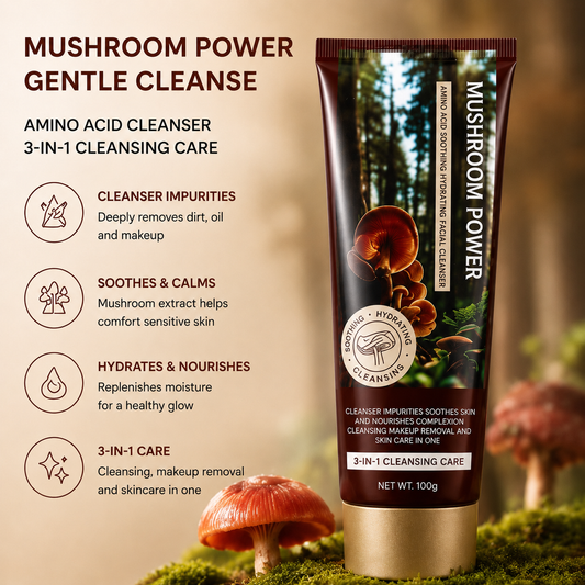 Dobshow® 3-in-1 Amino Acid Cleanser - Purifying, Makeup Removing & Hydrating Face Wash