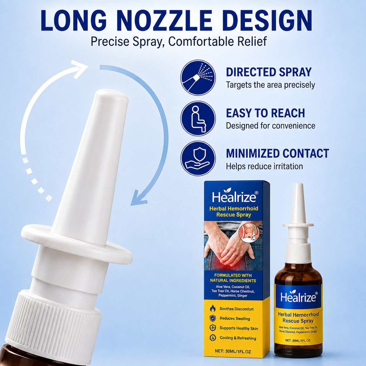 🌿Healrize® Herbal Hemorrhoid Rescue Spray